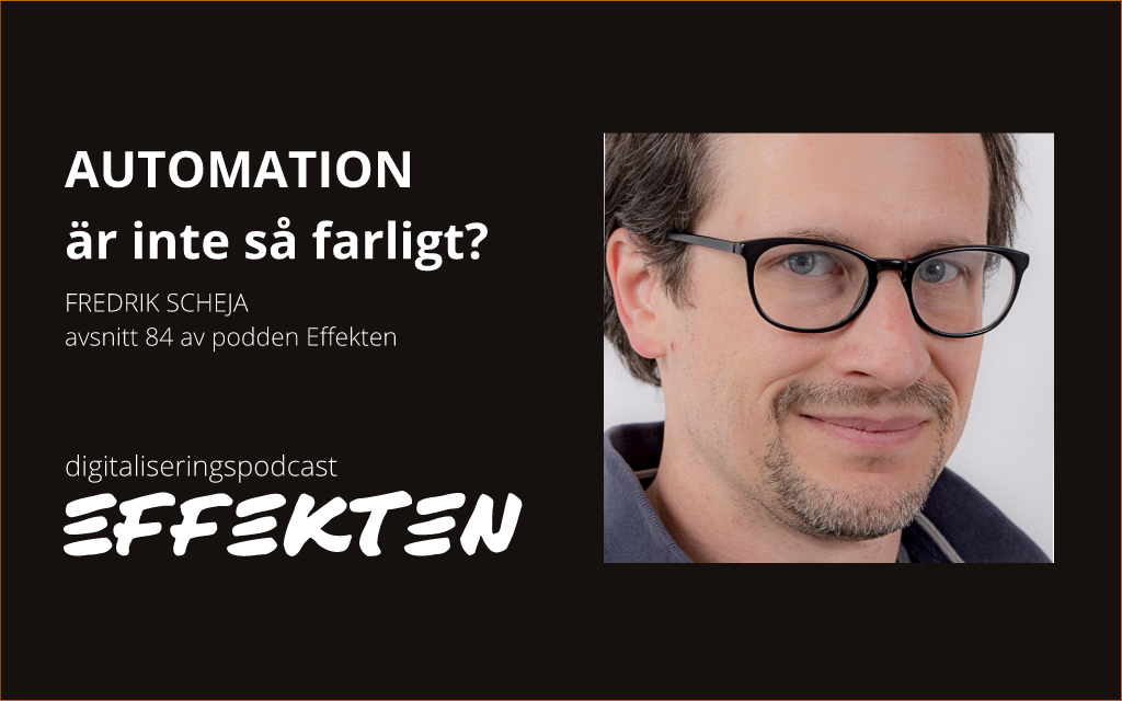 Fredrik Scheja, automation