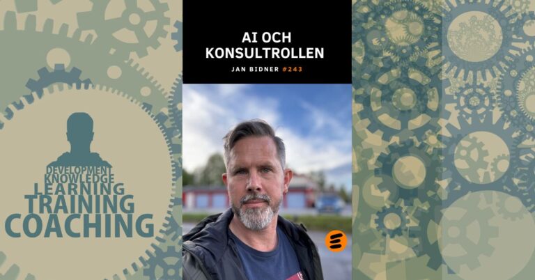 AI och konsultrollen. Expert in the loop. Jan Bidner (# 243)